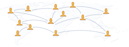 people connected